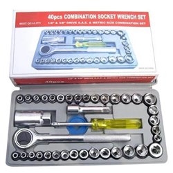 Juego de copas Ratchet x40 piezas CA-152