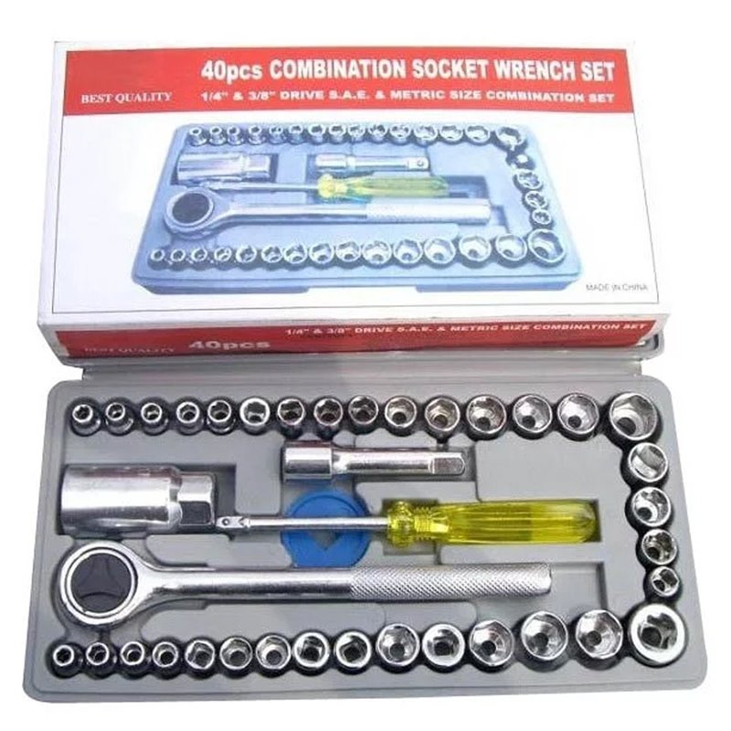 Juego de copas Ratchet x40 piezas CA-152