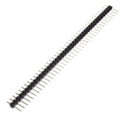 Pin Header Regleta Recta Macho 40 Pines 2.54 Mm