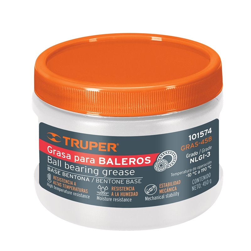 Grasa de bentona para balineras Truper 450gr