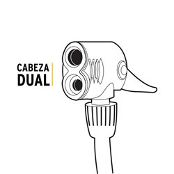 Bomba manual para inflar 80 PSI Pretul grande