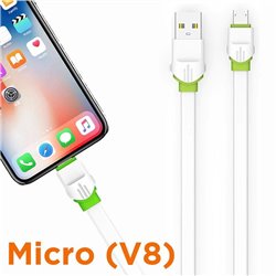 Cable USB tipo C carga rápida 2.4A 1 metro LDNIO