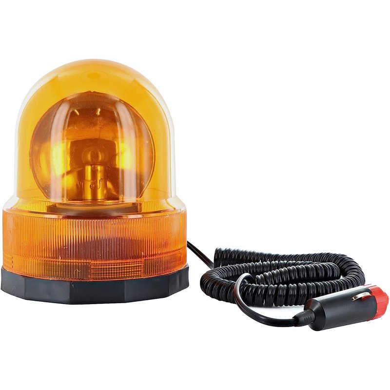 Baliza licuadora azul con imán luz emergencia 12v halogena para carro