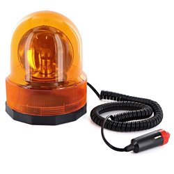 Baliza licuadora azul con imán luz emergencia 12v halogena para carro