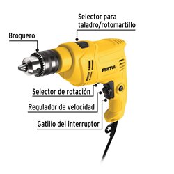Taladro percutor 1/2" 550W pretul original