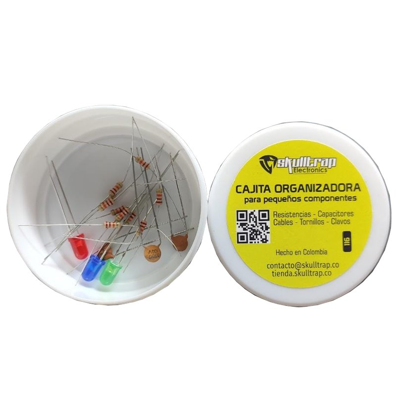 Cajita organizadora pequeños componentes