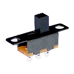 Switch Corredera Pequeño 19x6mm, 3 Pines, 1P2C, 1A 125V, ON-ON