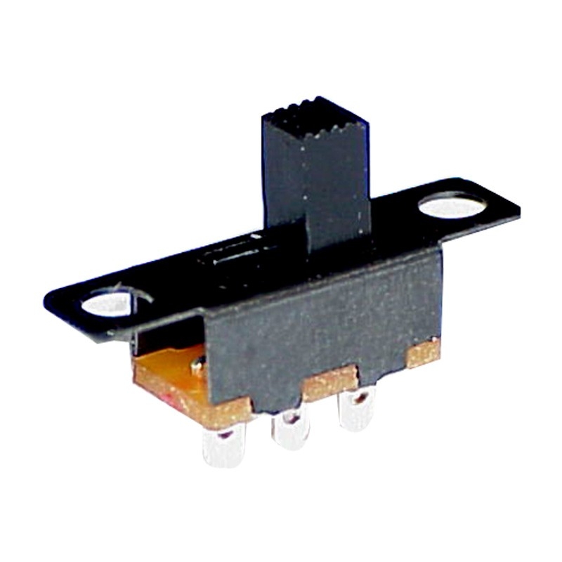 Switch Corredera Pequeño 19x6mm, 3 Pines, 1P2C, 1A 125V, ON-ON