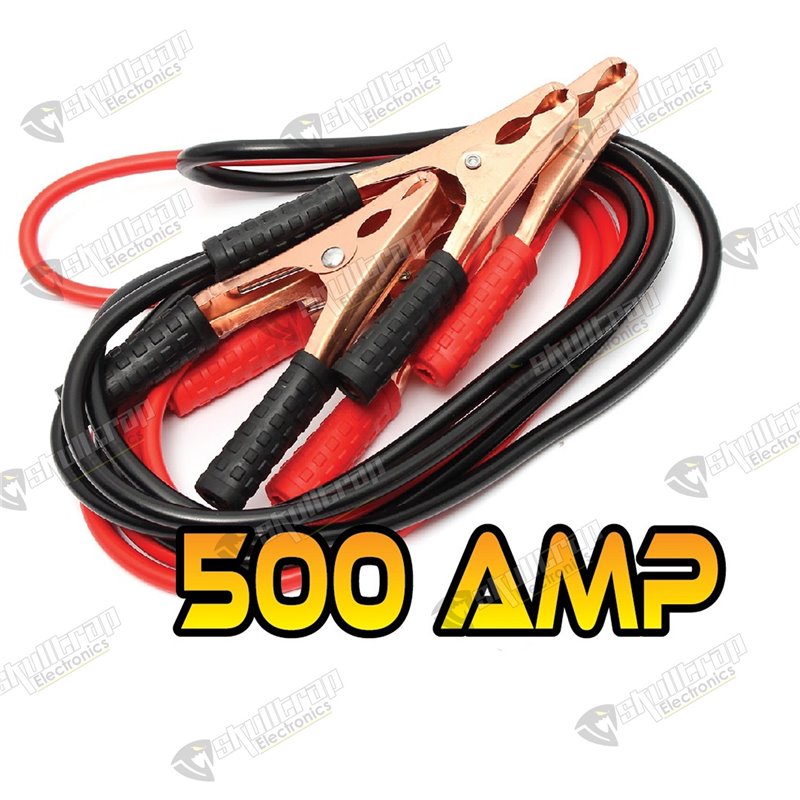 Cables iniciar Batería carro 500A - 2mtrs