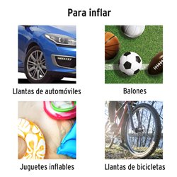 Compresor aire Truper 12V portátil para carro + linterna + maletín