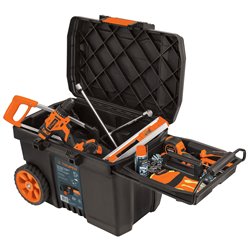 Caja herramientas Truper 23" con ruedas mango telescópico