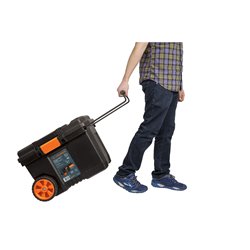 Caja herramientas Truper 23" con ruedas mango telescópico