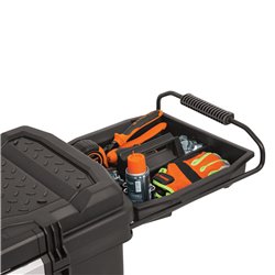 Caja herramientas Truper 23" con ruedas mango telescópico