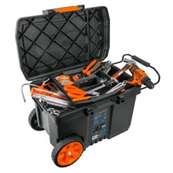 Caja herramientas Truper 23" con ruedas mango telescópico