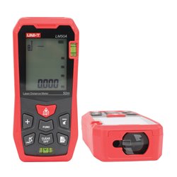 Medidor distancia láser LM50A uni-t pantalla LCD 50mts