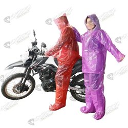 Traje Impermeable plástico para lluvia moto surtido
