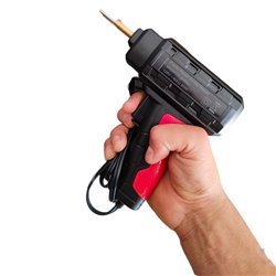 Pistola Soldadura 60w Plastico Electrica Carroceria Reparacion + cortafrío + ganchos