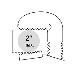 Llave de tubo stilson 18" 46cm Pretul en hierro