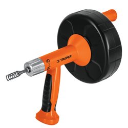 Destapacaños sonda manual y para taladro 7.6m Truper