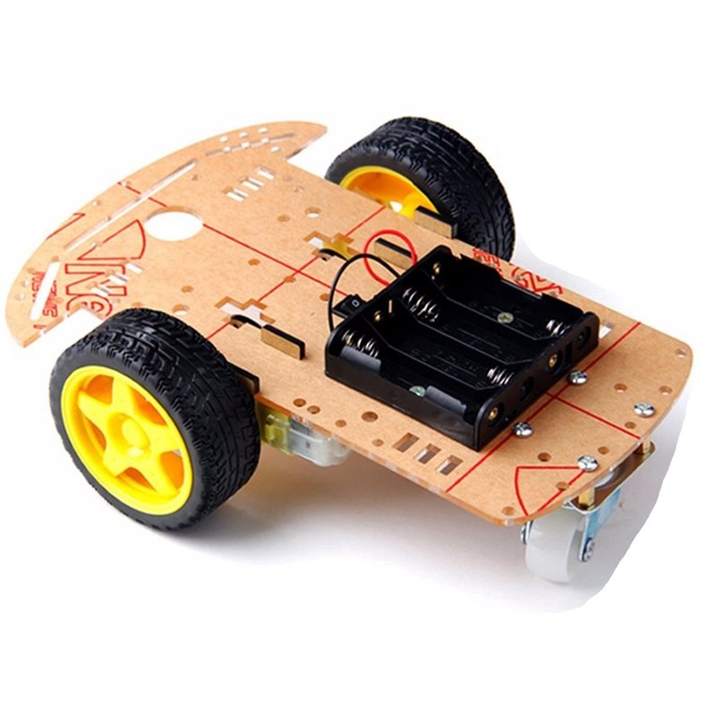 Kit carro robot seguidor de linea arduino 2 niveles chasis