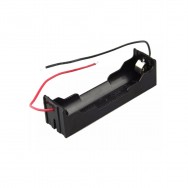 Portapilas para batería 18650 unidad negro