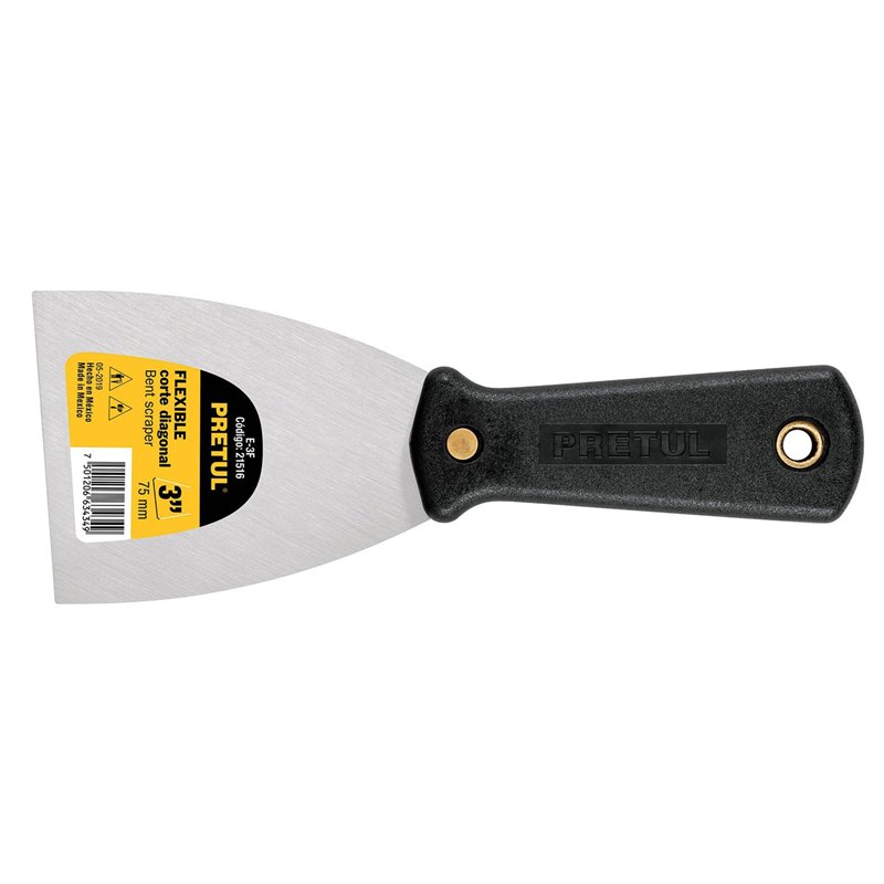 Espátula flexible 3" Pretul mango plástico