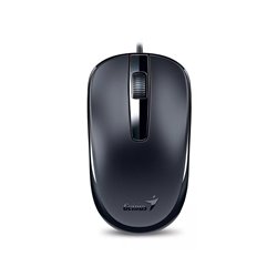 Mouse Genius cable DX-120 óptico negro