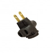 Adaptador Tee eléctrica 3 salidas oscura 15A