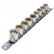 Juego de 9 copas mando 3/8" métricas Pretul