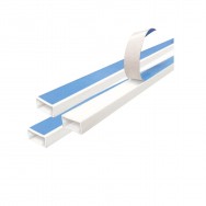 Canaleta plástica adhesiva 3/4" 20x12mm X 2 mtrs
