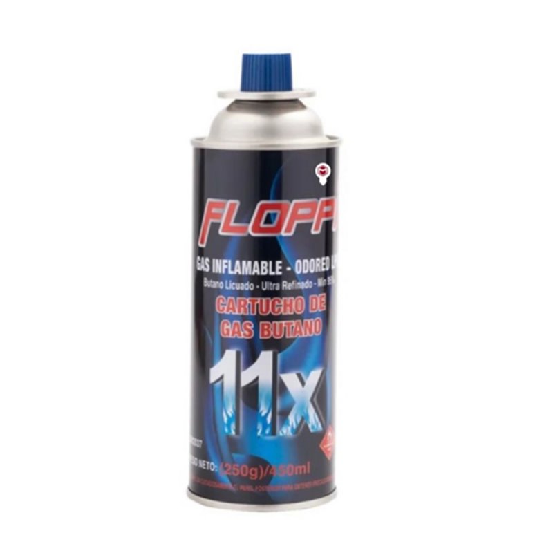 Gas butano Floppi 11X 450mL estufa camping