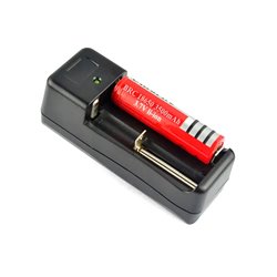 Cargador doble para baterías 18650 Li-ion 2 puestos