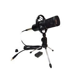Micrófono streamer tripode american sound TCM-206 + adatapdor computador