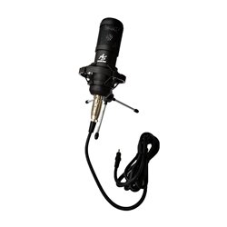 Micrófono streamer tripode american sound TCM-206 + adatapdor computador