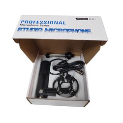 Micrófono streamer tripode american sound TCM-206 + adatapdor computador