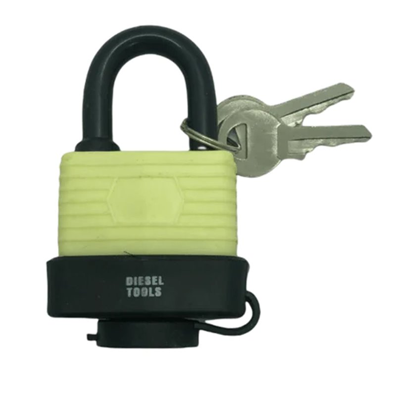 Candado intemperie 60mm + 2 llaves Diesel tools
