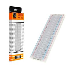 Protoboard 830 puntos positivo negativo MB-102