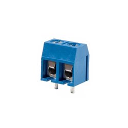 Bornera de 2 Pines Azul con Tornillos - Terminal Block unidad