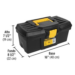 Caja herramientas 16" Pretul + bandeja