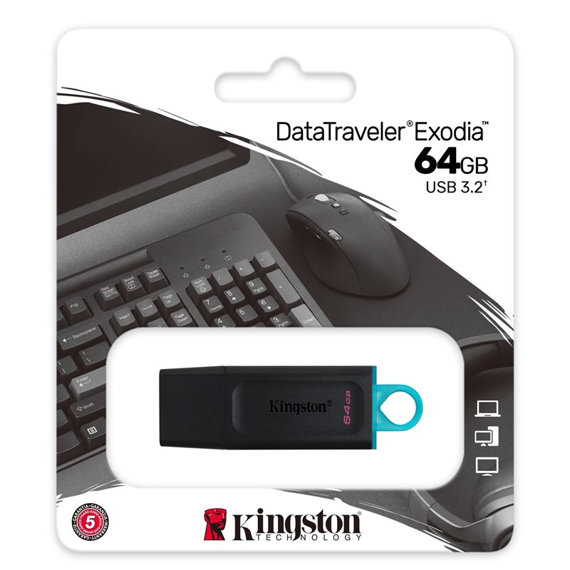 Memoria USB kingston 64Gb USB 3.2+ original