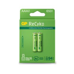 Par pilas GP AAA recargables 1.2V 650mAh originales