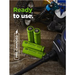 Par pilas GP AA recargables 1.2v 1300mAh originales