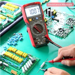 Multimetro True RMS UT89X Uni-t temperatura linterna + puntas