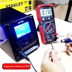 Multimetro True RMS UT89X Uni-t temperatura linterna + puntas