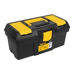 Caja herramientas de 16" con compartimentos Pretul