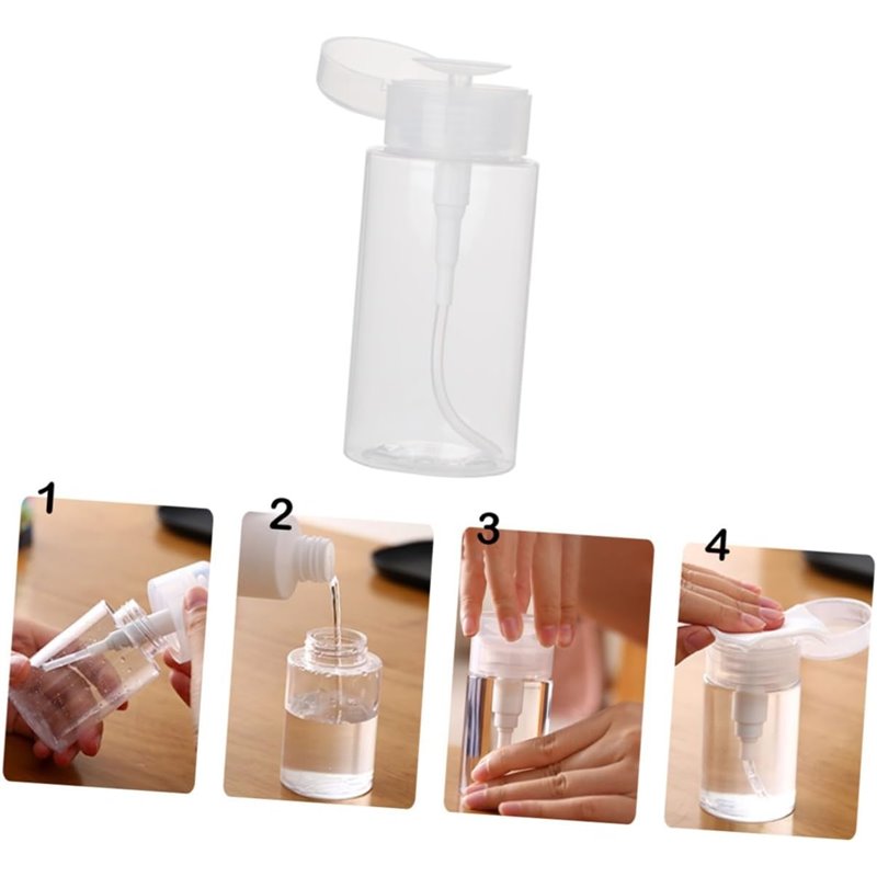Envase dispensador vertical 120mL alcohol