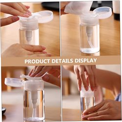 Envase dispensador vertical 120mL alcohol