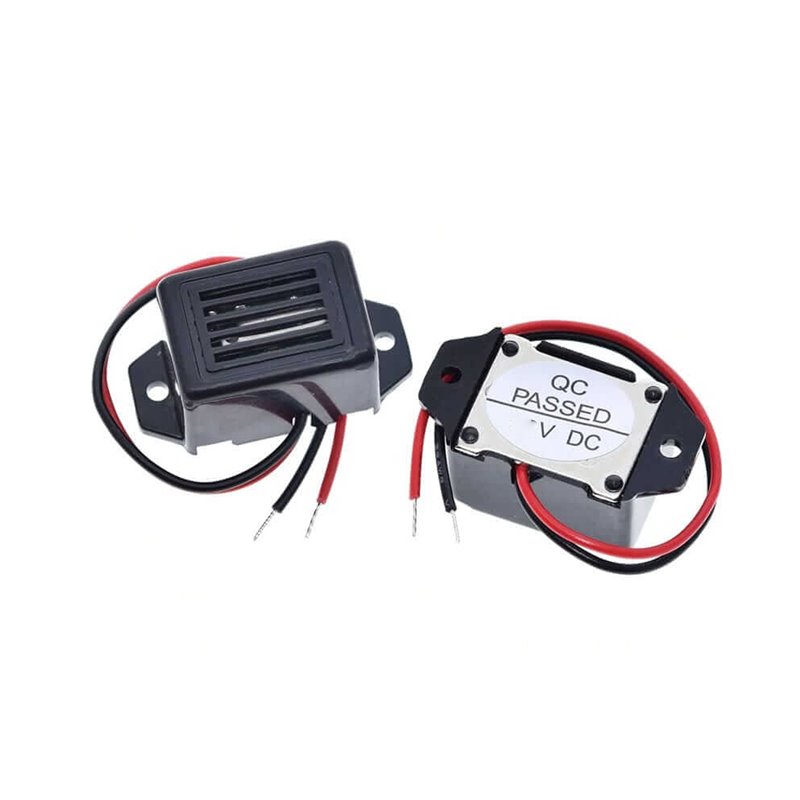 Buzzer Activo 6V Zumbador tipo Chicharra rectangular