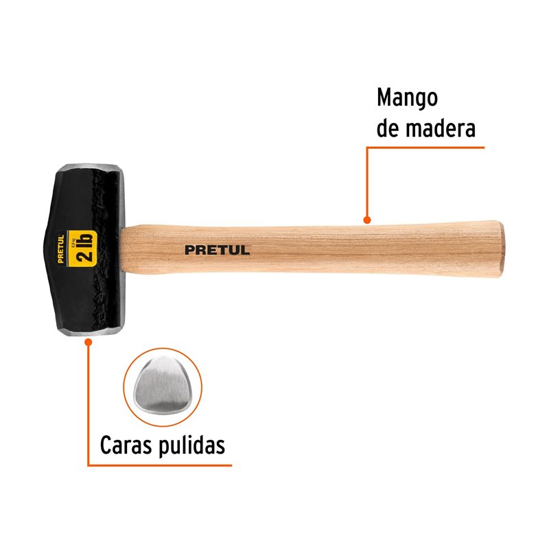 Maceta tipo nevada 2 libras mango 10-3/4" (27cm) Pretul