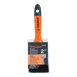 Brocha 2" Truper naranja limpieza PC portátil electrónica